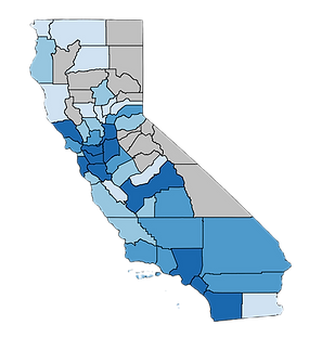 FutureProof California county-level TIV map